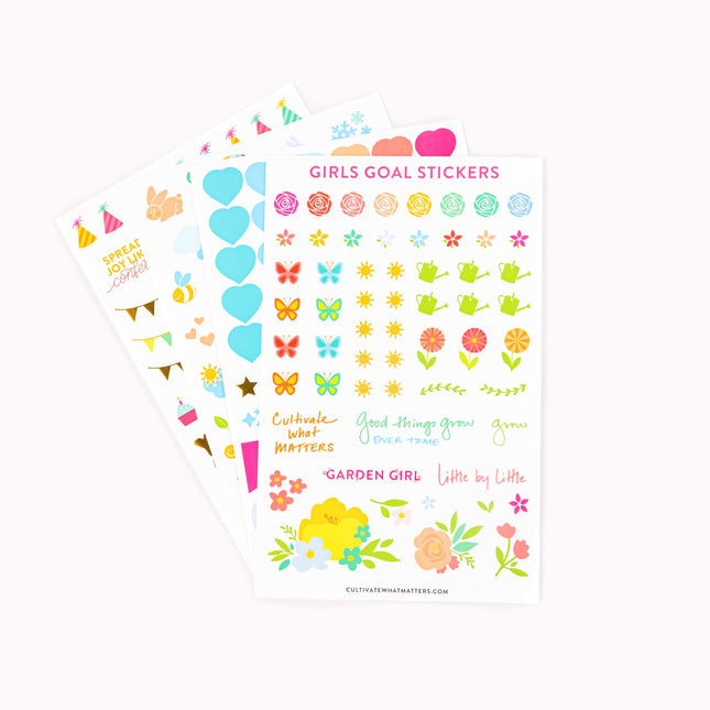 Girls Sticker Pack by Cultivate