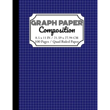 Graph Paper Composition Notebook: Quad Ruled 5 squares per inch: Math and Science Composition Notebook for Students 8,5x11 inch (216 x 279 mm)