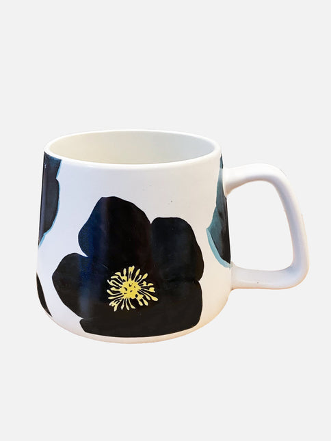 Porcelain Mug:  Green Winter Rose by India & Purry