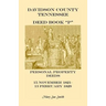 Davidson County Tennessee Deed Book P: Personal Property Deeds, 15 Nov. 1821-13 Feb. 1829