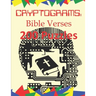 Cryptograms: Bible Verses: 200 Puzzles of Cryptograms of Bible Verses from the NIV