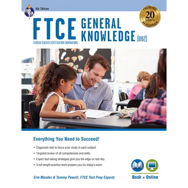 FTCE General Knowledge 4th Ed., Book + Online