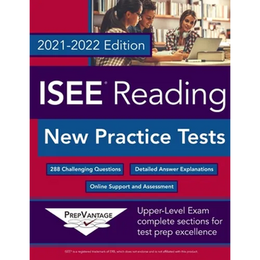 ISEE Reading: New Practice Tests, 2021-2022 Edition