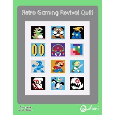 Retro Gaming Revival Quilt: A 12 Block Video Game Themed Quilt Pattern