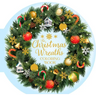 The Christmas Wreaths Coloring Book: 45 Festive Artworks