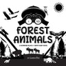 I See Forest Animals: A Newborn Black & White Baby Book (High-Contrast Design & Patterns) (Bear, Moose, Deer, Cougar, Wolf, Fox, Beaver, Skunk, Owl, E