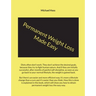 Permanent Weight Loss Made Easy