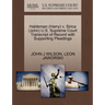 Haldeman (Harry) V. Sirica (John) U.S. Supreme Court Transcript of Record with Supporting Pleadings