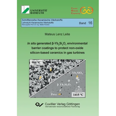 In situ generated ß-Yb₂Si₂O₇ environmental barrier coatings to protect non-oxide silicon-based ceramics in gas turbines