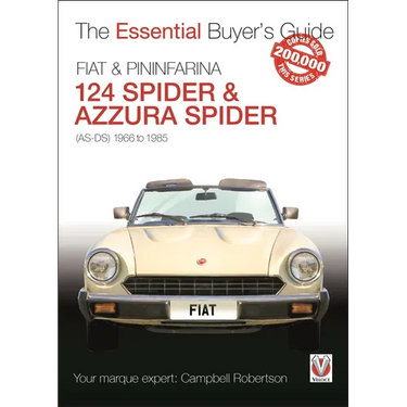 Fiat 124 Spider & Pininfarina Azzura Spider: (As-Ds) 1966 to 1985
