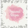 Treasured Recipes: Casebound Family Recipe Organizer / Square Format / My Favorite Recipe Notebook