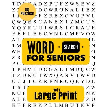 Large Print Word Search for Seniors
