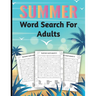 Summer Word Search Large Print: Large Print Word Searches Puzzle Book