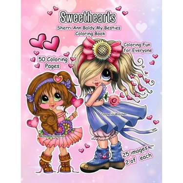 Sweethearts Sherri Ann Baldy My Besties Coloring Book