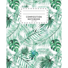 Composition Notebook: Watercolor Palm Leaves - Wide Ruled Notebook For School - Composition Notebook Preschool
