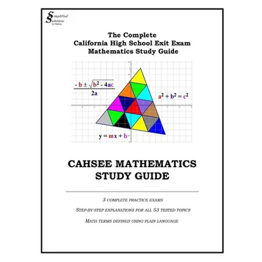 Cahsee Mathematics Study Guide