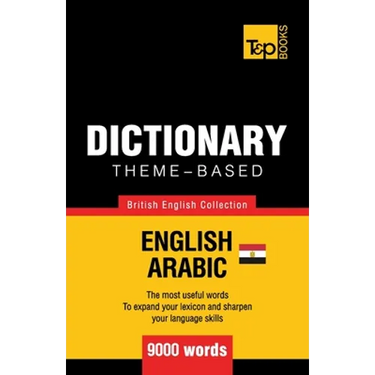 Theme-based dictionary British English-Egyptian Arabic - 9000 words