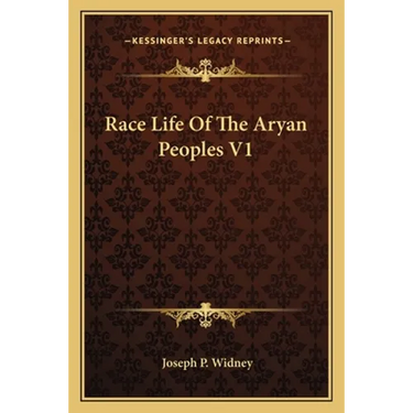 Race Life Of The Aryan Peoples V1