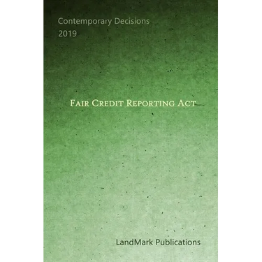 Fair Credit Reporting Act