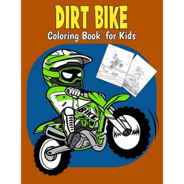 Dirt Bike Coloring Book For Kids