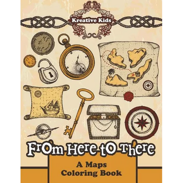 From Here to There - A Maps Coloring Book