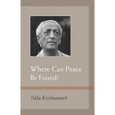 Where Can Peace Be Found?