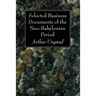 Selected Business Documents of the Neo-Babylonian Period