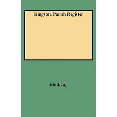 Kingston Parish Register