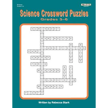 Science Crossword Puzzles Grades 3-6