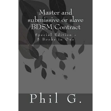 Master and submissive or slave BDSM Contract - Special Edition - 5 Books in One