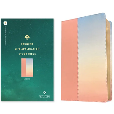 NLT Student Life Application Study Bible, Filament Enabled (Leatherlike, Ombre Pink, Red Letter)