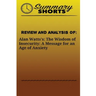 Review and Analysis of: Alan Watts?s: : The Wisdom of Insecurity: A Message for an Age of Anxiety