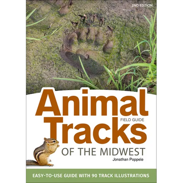 Animal Tracks of the Midwest Field Guide: Easy-To-Use Guide with 55 Track Illustrations
