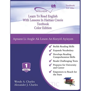 Learn To Read English With Lessons In Haitian Creole: Color Edition