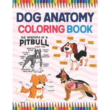 Dog Anatomy Coloring Book: Dog Anatomy Coloring Book for Kids & Adults. The New Surprising Magnificent Learning Structure For Veterinary Anatomy