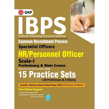 Ibps 2019: Specialist Officers HR/Personnel Officer Scale I (Preliminary & Main)- 15 Practice Sets