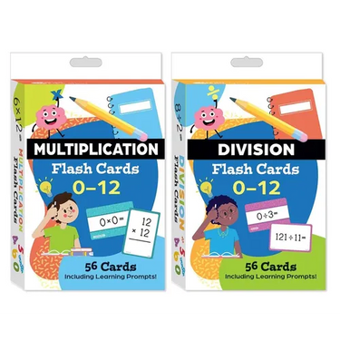Multiplication & Division Flash Card 2-Deck Set