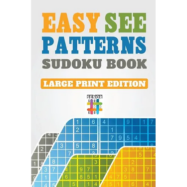 Easy See Patterns Sudoku Book Large Print Edition
