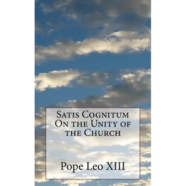 Satis Cognitum On the Unity of the Church