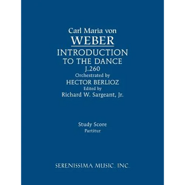 Invitation to the Dance, J.260: Study score