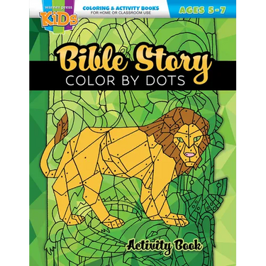 Bible Story Color by Dots: Activity Book