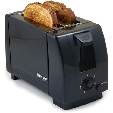 Wide-Slot 2-Slice Toaster W/Slide-Out Crumb Tray