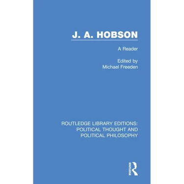 J. A. Hobson: A Reader