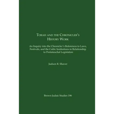 Torah and the Chronicler's History Work