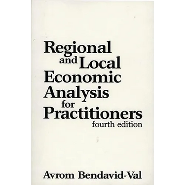 Regional and Local Economic Analysis for Practitioners: Fourth Edition