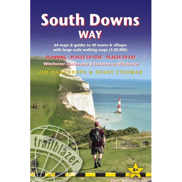 South Downs Way: British Walking Guide: Winchester-Eastbourne-Winchester - 64 Large-Scale Walking Maps (1:20,000) & Guides to 49 Towns & Villages - Pl
