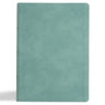 NASB Notetaking Bible, Large Print Edition, Earthen Teal Suedesoft Leathertouch