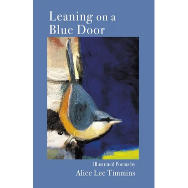 Leaning on a Blue Door