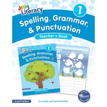 Spelling, Grammar, & Punctuation Teacher's Book 1: In Print Letters (American English Edition)