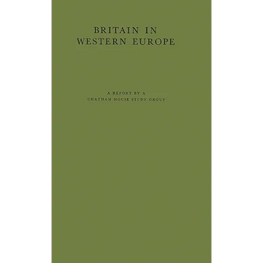 Britain in Western Europe